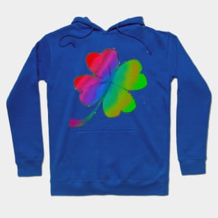 rainbow clover Hoodie